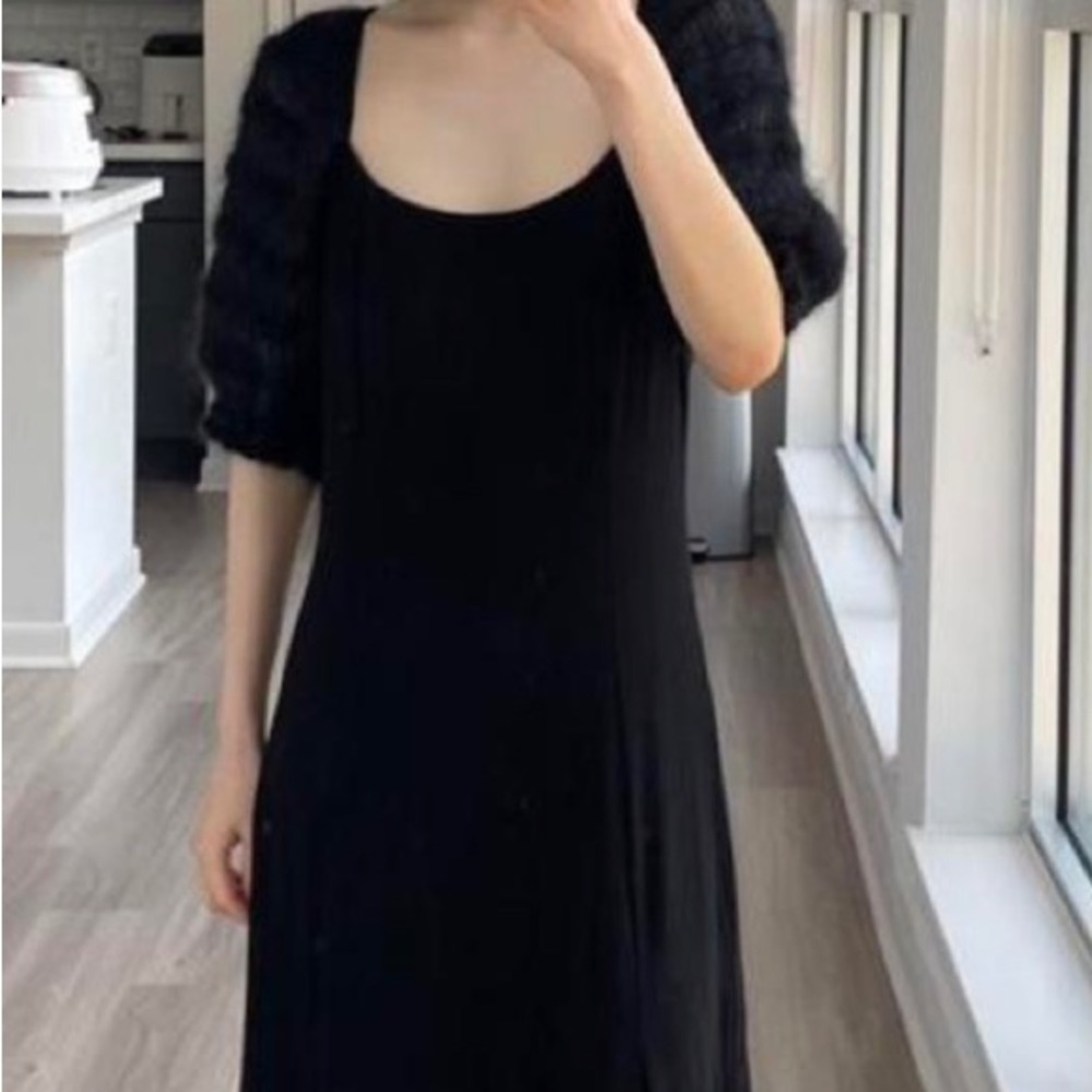 Fuzzi black dress